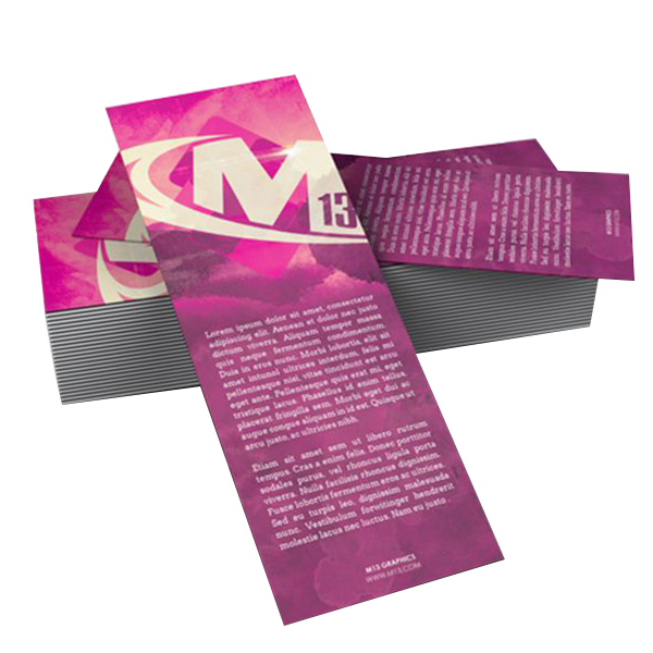 Custom Designed Logo Bookmarks