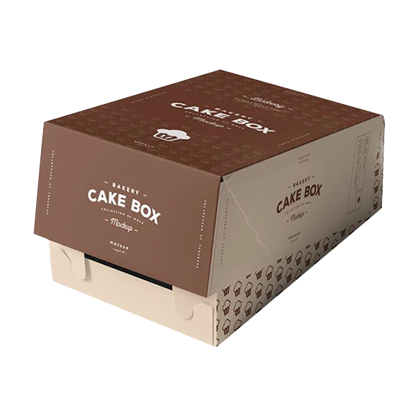 Custom Designed Logo Cake Boxes