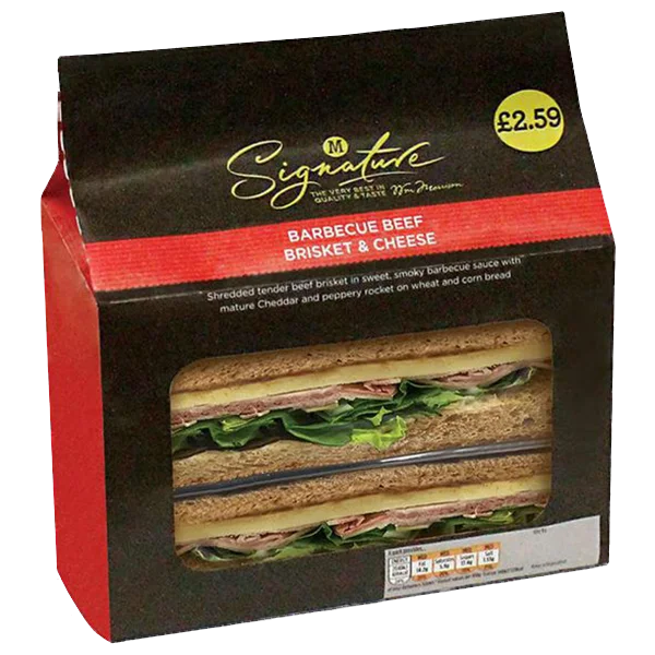 Custom Designed Logo Frozen Sandwiches Boxes