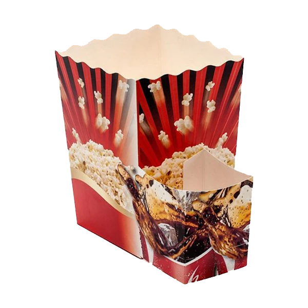 Custom Designed Logo Popcorn Boxes