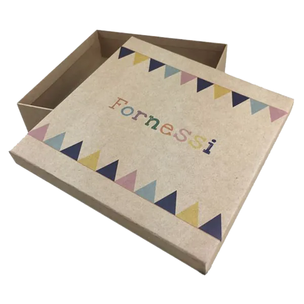 Custom Designed Logo brown boxes