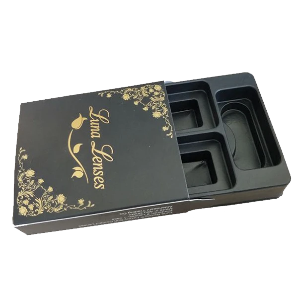 Custom Designed Logo contact lenses boxes