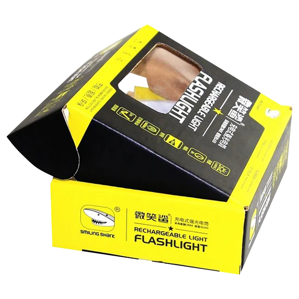Custom Designed Logo flashlight boxes