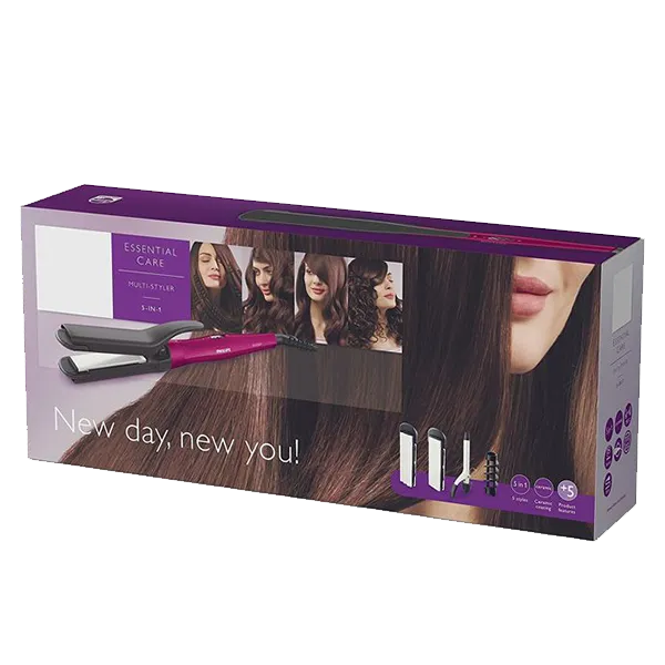 Custom Designed Logo hair styler boxes