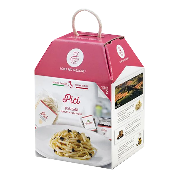 Custom Designed Logo spaghetti boxes