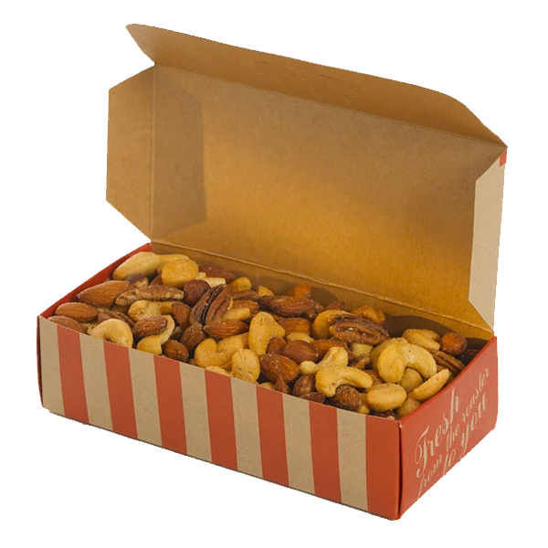 Custom Designed logo Nuts Boxes