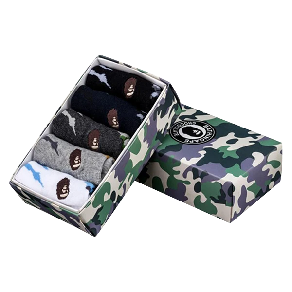Custom Designed logo Socks Boxes