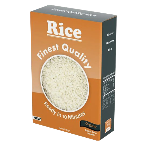 Custom Designed logo rice boxes