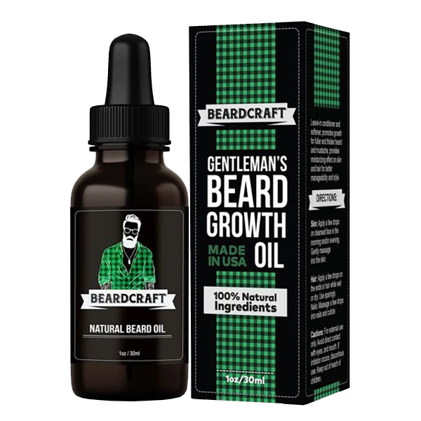 Custom Printed beard oil boxes