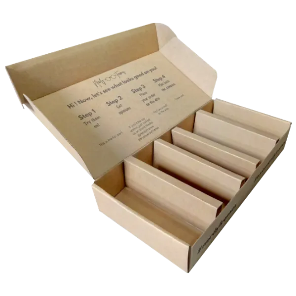 Kraft inserts boxes 1