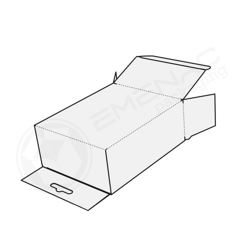 OPEN BOTTOM HANG TAB BOXES
