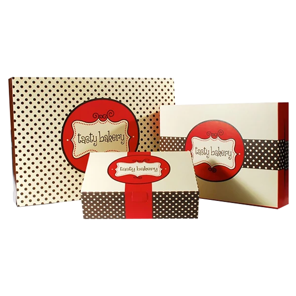 Custom Designed Logo Bakery Boxes