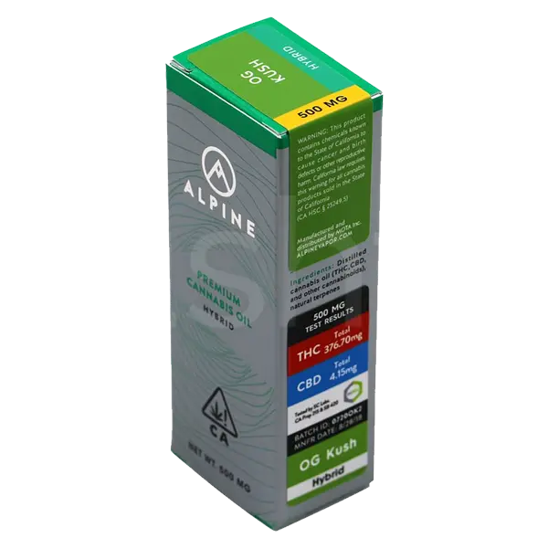 Custom Printed Cannabis Oil Boxes