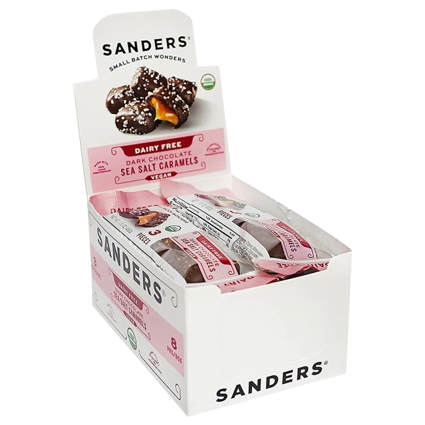 Display caramel boxes