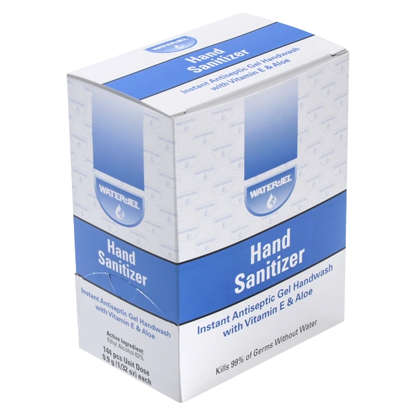 Rectangular hand sanitizer boxes