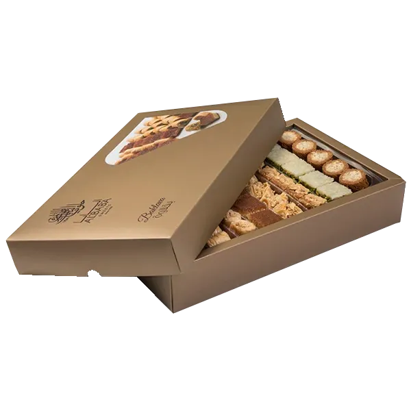Two piece baklava packaging boxes 1